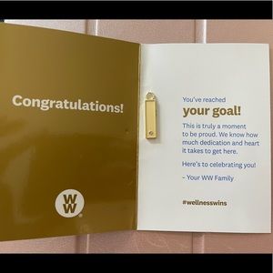 Weight Watchers GOAL charm